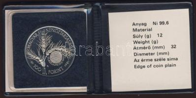 1981. 100Ft "FAO" T:PP Eredeti tokban, tanúsítvánnyal!