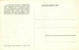 Budapest - 5 db RÉGI képeslap piarista templomokról belső képekkel / 5 pre-1945 postcards of piarist...