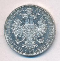Ausztria 1861A 1Fl Ag "Ferenc József" T:1,1-
Austria 1861A 1 Florin Ag "Franz Joseph...