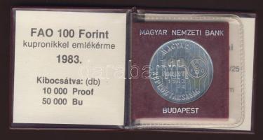 1983. 100Ft "FAO" T:PP Eredeti tokban, tanúsítvánnyal, csak 10.000db!