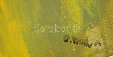 Orbán Attila (1958-): Üzenet. Akril, vászon, jelzett, 40x120 cm és 120×80 cm