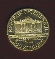 Ausztria 1993. 500Sch "Bécsi Filharmónikusok" Au 7,78g T:1