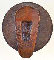 ~1930. "Becsülettel a hazáért - M.O.V.E. (Magyar Országos Véderő Egylet)" fém gomblyukjelv...