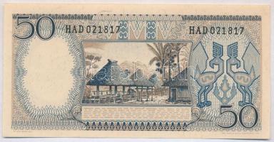 Indonézia 1964. 50R T:I-,II Indonesia 1964. 50 Rupiah C:AU,XF