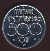 1987. 500Ft Ag "Szöuli olimpia" T:BU