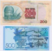 Kazahsztán 1999. 200T + 2017. 500T T:I-,II
Kazakhstan 1999. 200 Tenge + 2017. 500 Tenge C:AU,XF