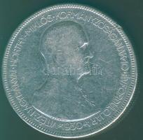 1930. 5P Ag "Horthy jobbra" T:3 ph.