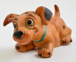 Walt Disney retró sípoló kutya, jó állapotban, h: 18,5 cm