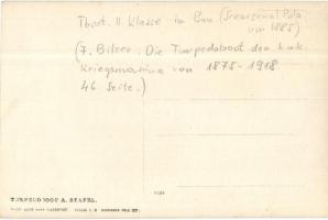 K.u.K. Kriegsmarine II. Klasse Torpedoboot im Bau (Seearsenal Pola) / Osztrák-Magyar Haditengerészet...