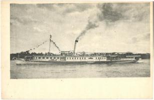 10 db régi hajó motívumlap, közte 2 litho és 3 fotó. DDSG Sirály, Budapest, Österreich, Helios, Stef...