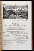 1932 Turisták Lapja, folyóirat a Turistaság és Honismeret terjesztésére XLIV. évfolyam könyvbe kötve...