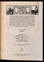 1934 Turisták és Alpinizmus című folyóirat XXIV. évfolyam könyvbe kötve