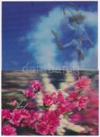 7 db modern dimenziós (3D) motívumlap, közte Pinokkió (Walt Disney) / 7 modern dimensional motive ca...