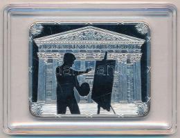 DN "Magyar Festészet Remekei - Benczúr Gyula: Budavár visszavétele 1686-ban, 1896" ezüstöz...