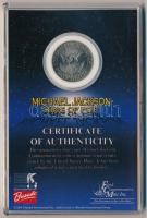 Amerikai Egyesült Államok 1995. 1/2$ Cu-Ni "Kennedy", Michael Jackson multicolor festéssel...