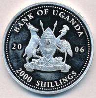 Uganda 2006. 2000Sh Ag "A labdarúgás halhatatlanjainak csarnoka - Magyarország 1950-es évek / P...