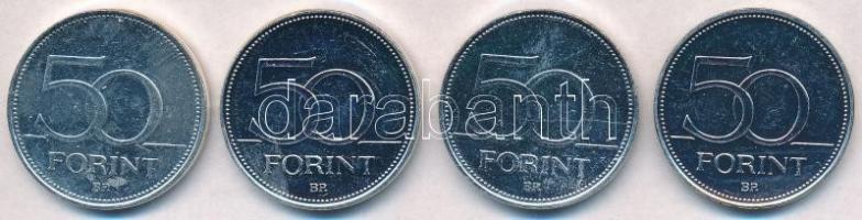 1992- 50Ft ezüstözött Cu-Ni (4xklf) "Nagy Magyarok / Zrínyi Miklós, II. Rákóczi Ferenc, Deák Fe...