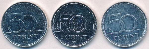 1992- 50Ft ezüstözött Cu-Ni (4xklf) "Nagy Magyarok / Szent István, Petőfi Sándor, Mátyás király...