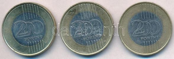 2009- 200Ft (4x) hátoldalán festett multicolor "Hagyomány és ünnep - Augusztus 20., Balaton átú...