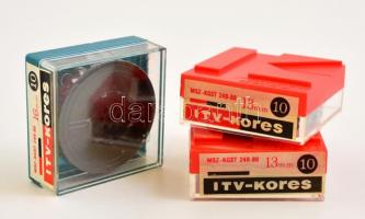 3 db ITV-Kores írógépszalag (13 ill. 16 mm)