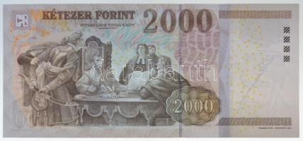 2010. 2000Ft "CB" a tervező, Vagyóczky Károly aláírásával T:I,I-