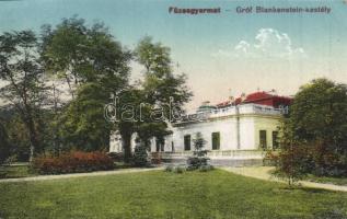 Füzesgyarmat, Gróf Blanckenstein kastély (EK)