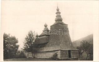 16 db RÉGI felvidéki képeslap fatemplomokkal és népviselettel. Fényképezte Karel Plicka / 16 pre-194...