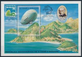 Rowland Hill; Nemzetközi bélyegkiállítás: BRASILIANA blokk, Rowland Hill; International stamp exhibition: BRASILIANA block