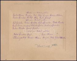 cca 1920-1930 Férjhez megy a bíró lánya, fotó kartonra ragasztva, hátulján feliratozva, 10×12 cm