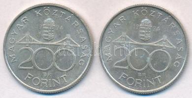 1994. 200Ft Ag "Deák" (2x) T:2