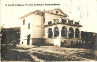 1932 Balatonalmádi, A pápai Irgalmas Nővérek nyaralója. photo (EK)