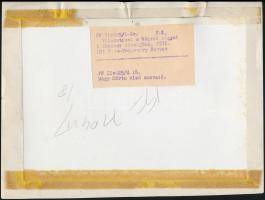 1971 Választások a Nógrád megyei Kétbodony községben, Fehérváry Ferenc fotója, hátulján feliratozva,...