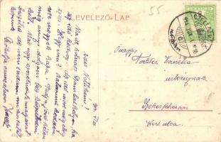 Kiscell, Celldömölk; Hollósy tér, Római katolikus elemi fiúiskola és templom. W. L. 456. (EK)