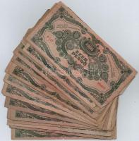 1945. 1000P (30x) legtöbb piros "MNB" bélyeggel T:III,III-