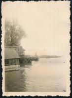 1941 Apatin, Dunai malom, fotó, 8x6 cm