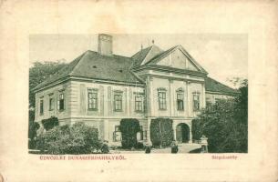 Dunaszerdahely, Dunajská Streda; Sárga kastély. Kiadja Haar Henrik. W. L. Bp. 2113. / castle (EK)