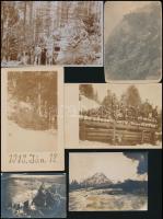 cca 1914-1918 Életképek az I. világháborúból, 24 db, 5,5x8 és 9x14 cm közötti méretekben / photos fr...