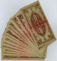 1945. 10.000P (30x) legtöbb "MNB" bélyeggel T:III