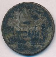 1930. 5P Ag "Horthy jobbra" T:4 patina
Adamo P8
