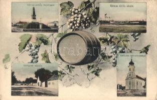 4 db főleg RÉGI képeslap; két üdvözlőlap, Kápolna, Frank Anna háza / 4 mostly pre-1945 postcards; 2 greeting, Kápolna, Anne Frank house
