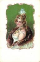 4 db főleg RÉGI képeslap; két üdvözlőlap, Kápolna, Frank Anna háza / 4 mostly pre-1945 postcards; 2 ...