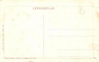 Párkány, Stúrovó; Községi nagyvendéglő, étterem. W. L. Bp. Dudás István kiadása / restaurant (EB)