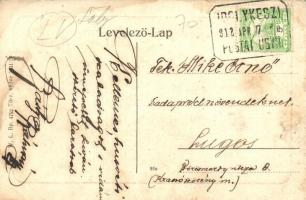 Ipolyság, Sahy; Sétatér, Evangélikus templom. W. L. Bp. 4752. / promenade park, church (EK)