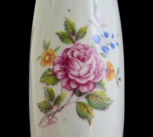 Hollóházi hármas gyertyatartó, matricás, jelzett, hibátlan, m:30 cm, 24×24 cm