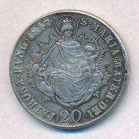 1847B 20kr Ag "V. Ferdinánd" T:3 forrasztási nyomok
Unger III.: 1419