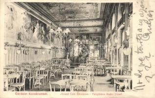 Komárom, Komárno; Nagy Kávéház, belső. Tulajdonos Rados József. / Grand Café, interior (EK)