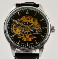 Fuyate, nem használt automata karóra igényes gyűjtői replika új bőr szíjjal. Működő, szép állapotban