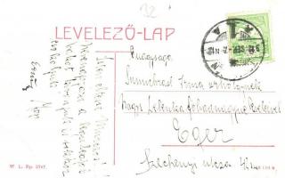 Trencsén, Trencín; látkép, híd, vár. W. L. Bp. 5767. / general view, bridge, castle (EB)