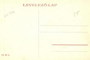 Tiszolc, Tisovec; Evangélikus templom, gyerekek. W. L. 706.  / church, children (vágott / cut)