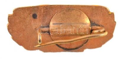 ~1970-1980. "Milliósok klubja - 1.000.000km" zománcozott fém jelvény (24x10mm) T:1-